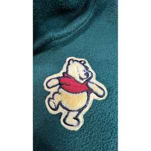 VTG 90's Disney Pooh Applique Hoodie Kangaroo‎ Pocket Sz Large